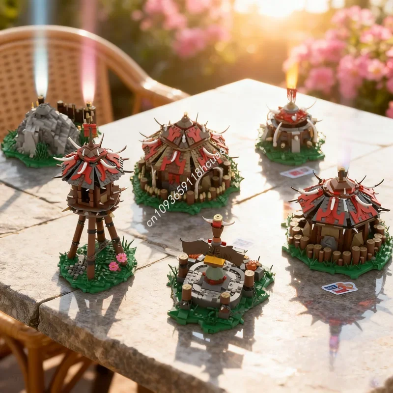 

3677pcs MOC WOW Fantasy Orc S Horde Bundle Model Building Blocks Architecture Christmas Gifts DIY Idea Brick Kids Toys Birthday