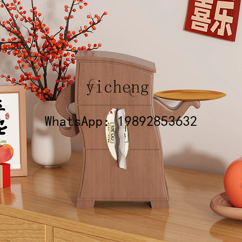 

X5 light luxury high-end ornament paper box multi-functional storage living room coffee table paper box