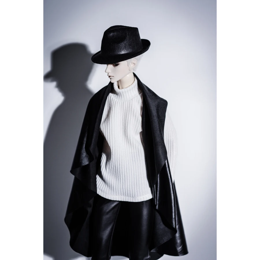 BJD ブラックキャップ帽子 1/4 MSD 17インチ 1/3 24インチ 60CM 高さ BJD SD DK DZ AOD DD ドール用 送料無料 HEDUOEP