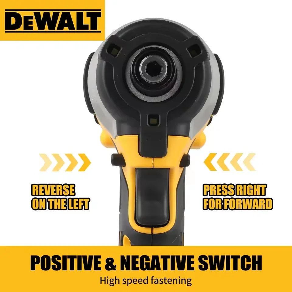 Dewalt novo modelo dcf850 driver elétrico 20v bateria de lítio sem escova chave de fenda ferramenta de alto torque
