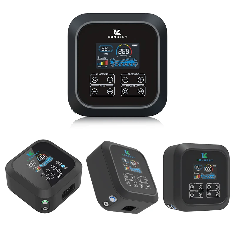 TJXLAir العلاج بالضغط الرياضة الانتعاش للدورة الدموية والاسترخاء 6 Chmabers آلة تدليك الساق الأحذية