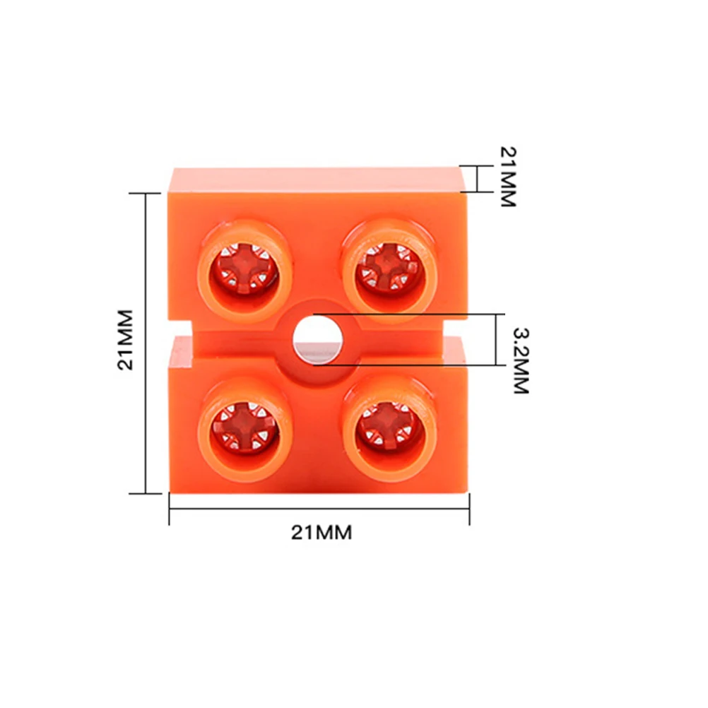 

10Pcs Terminal Block Dual Row 2-Position 36a Fixed Terminal Board Wire Connector Durable Electronic Circuit Connector