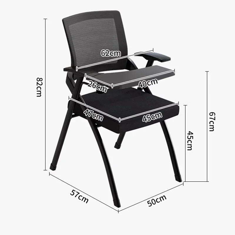 Folding Lounge Meeting Chairs Portable Wordpad Meeting Chairs Integral Multifunctional Sillas De Oficina Office Furniture