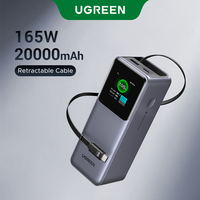 UGREEN 165W Fast Charging Power Bank 20000mAh PD3.0 PowerBank for Laptop Notebook 100W Fast Charge External Battery
