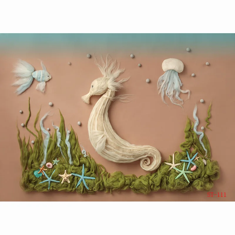 Fotografía de bebé recién nacido con Columpio de árbol y piel, telón de fondo de guirnalda Digital Floral, cumpleaños, Fondo de estudio de cien días, XSE-22