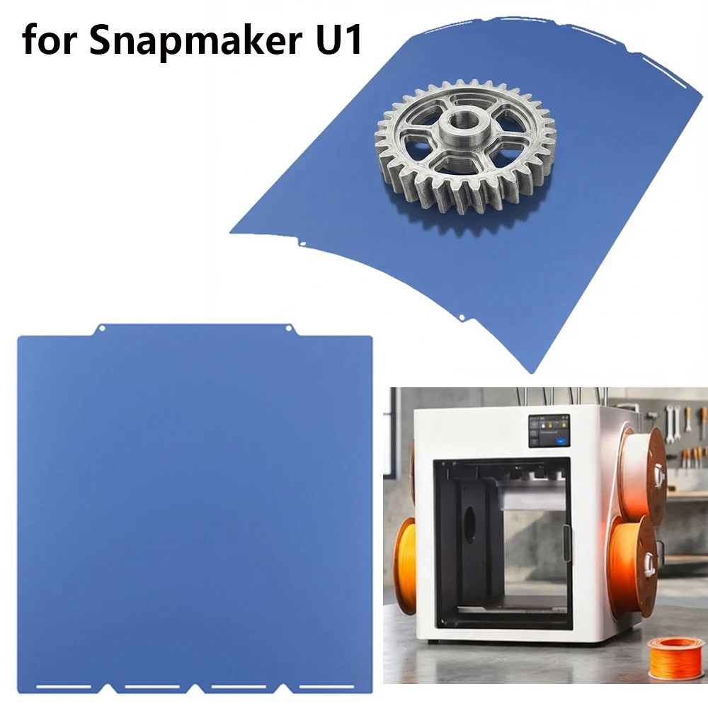 

Double-Sided Low-Temperature Cold-Pressed Plate for Snapmaker U1 3D Printer Double-sided Printing 270x270mm Steel Sheet Heatbed