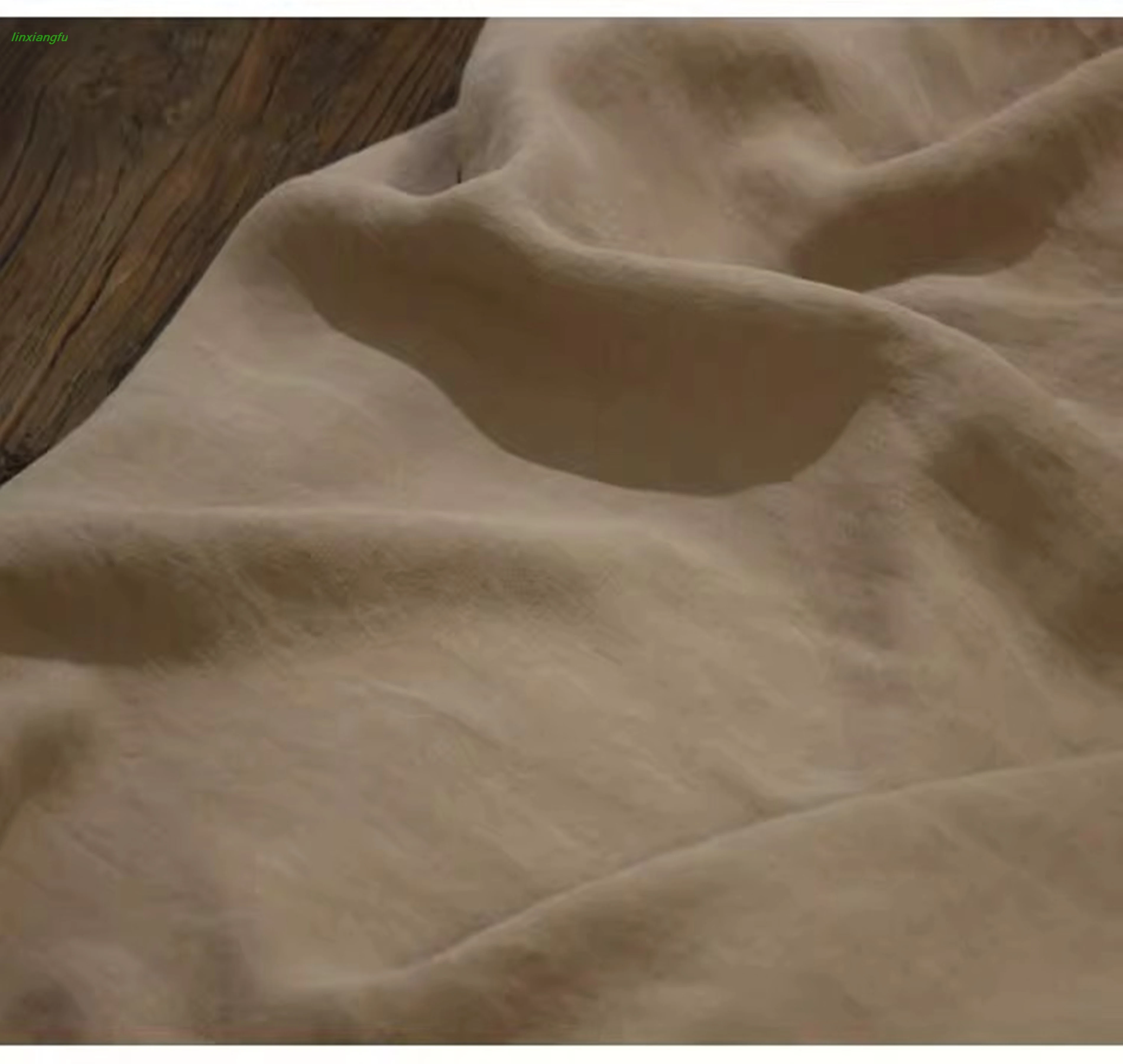 

Pink and blue patterned dyed hemp fabric, natural and casual skin friendly super drape clothing fabric.