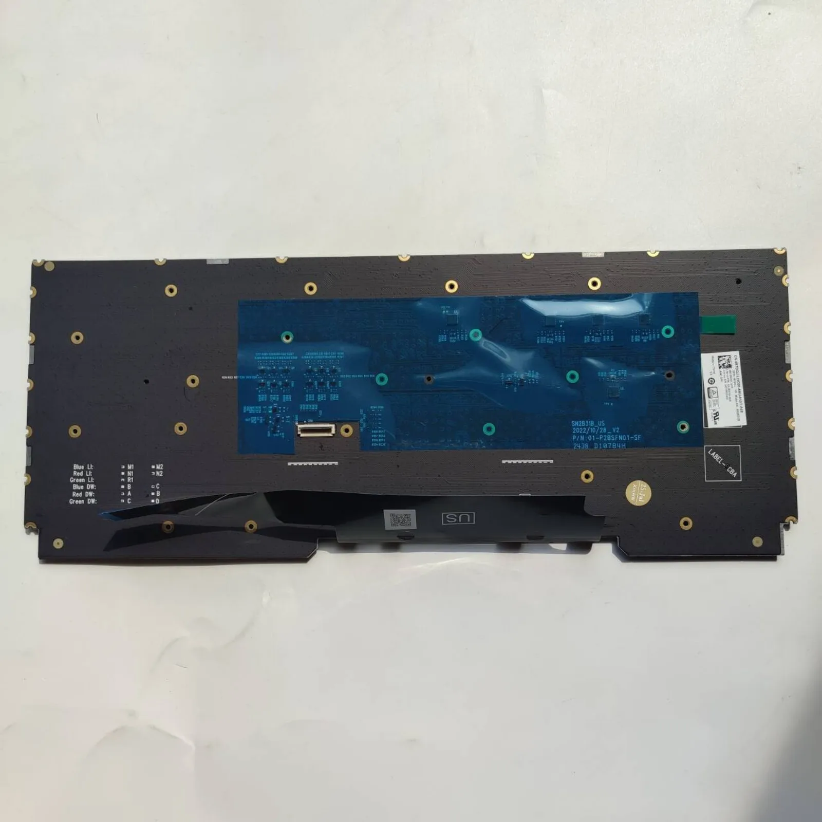 

for DELL Alienware X14 X15 X17 R1 R2 Laptop keyboard US Layout