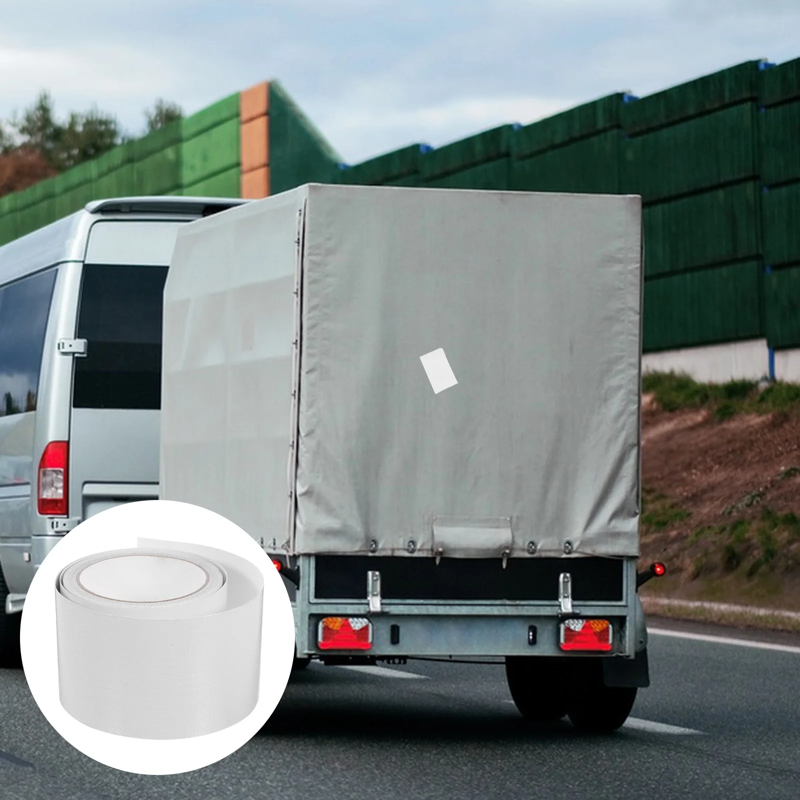 Cinta de reparación impermeable de fibra de vidrio, adhesivo fuerte para tienda de campaña al aire libre, sellado, unión de embalaje, resistente a altas temperaturas