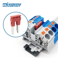 1Pc FBS 2-12 Plug-In Bridge 2 Position For PT16 Terminal Block Din Rail PT 16 mm² Connector Accessories Insertion Jumper FBS2-12