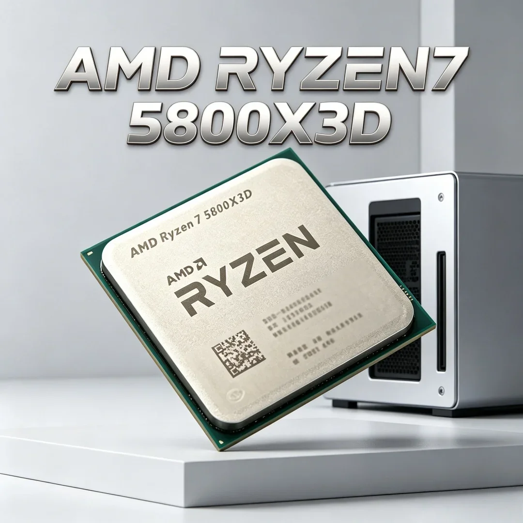 

Premium Ryzen 7 5800X3D X3D Gaming CPU Zen3 5GHz Boost 8C16T 96M Cache AM4 DDR4 Loose Chip