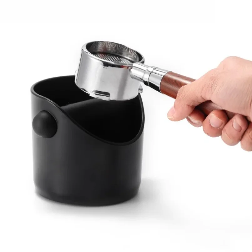 Mini Anti Slip Coffee Knock Box Shock-Absorbent Grind Waste Bins Espresso Grounds Waste Bin Cafe Barista Accessories Tools