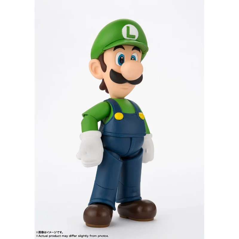 

В наличии, отправка в течение 24 часов, подвижная фигурка Bandai SHF Super Mario Brothers Green Hat Luigi