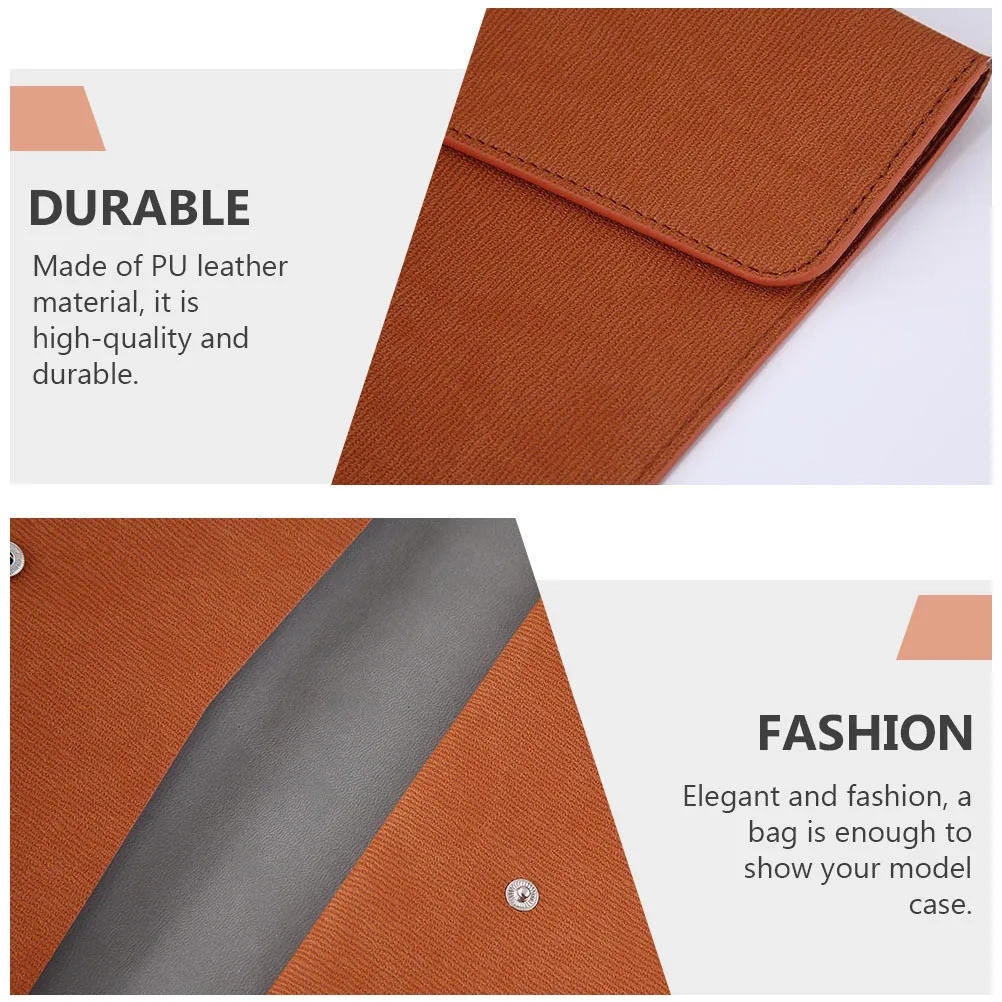 

Business File Bag PU A4 Document Organizer Large Capacity Briefcase Thin Light Stylish Office File Holder for Men