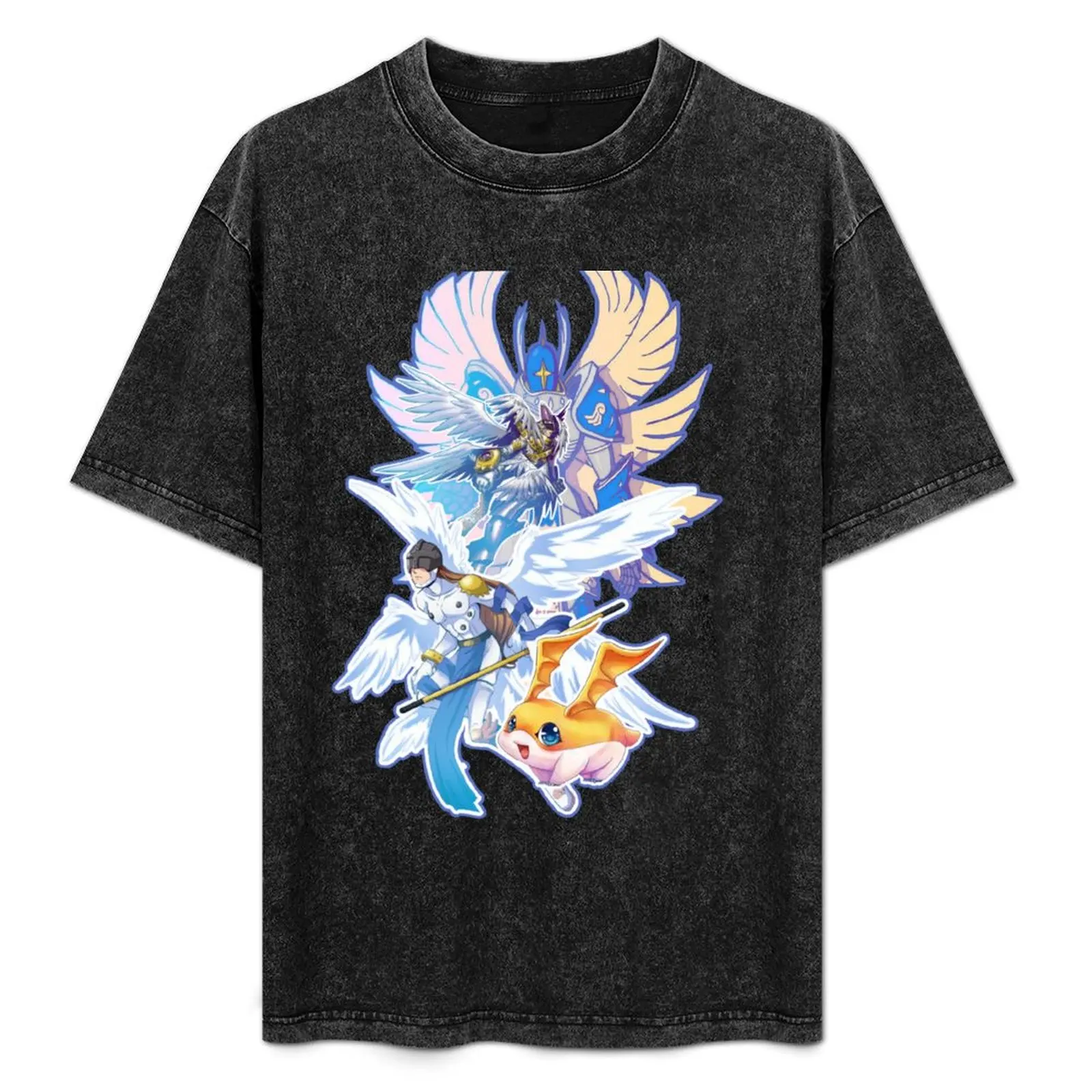 

Angemon T-Shirt Soft Touch Basic Cotton T-Shirt