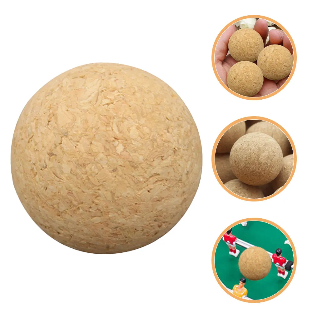 

Набор из 7 мячей для настольного футбола из натуральной пробки, сменные мячи для плавной и тихой игры, идеально подходят для взрослых