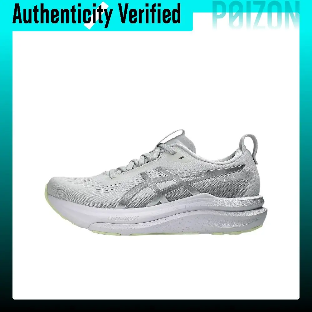 ASICS GEL-KAYANO 33 Running Shoes Women's Platinum/Neon Green 1012C066-020
