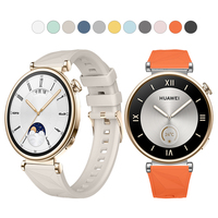 Compatible with Huawei Watch GT4 GT5 41mm/GT5 Pro 42mm Soft Silicone Waterproof Sport Wristband for Huawei Watch5 42mm GT4 41mm