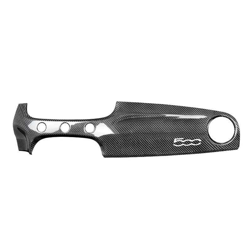 

Shasha Carbon Fiber Dashboard (Left-Hand Drive Verson) For Fiat 500 2016-2023 Interior Accessories