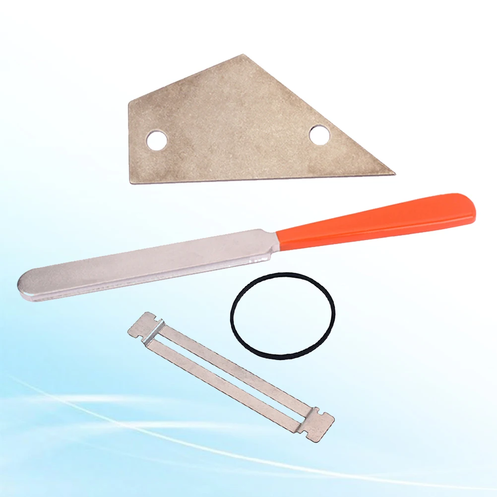 

4Pcs Guitar Fret Crowning File Set Professional Leveling Tool Fret Protector for DIY Repair Guitar Maintenance Accessories