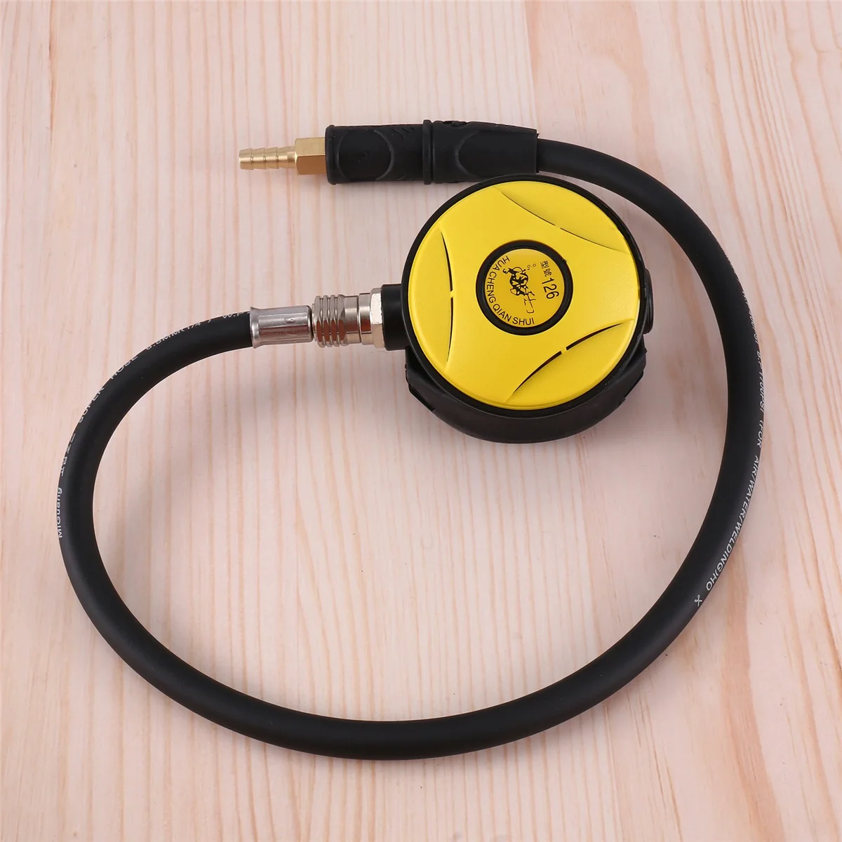 

B44CScuba Diving Diver Regulator Diving Snorkel Tube Snorkeling Equipment Pressure Reducer 2Nd Dive Diving Regulator-Yellow