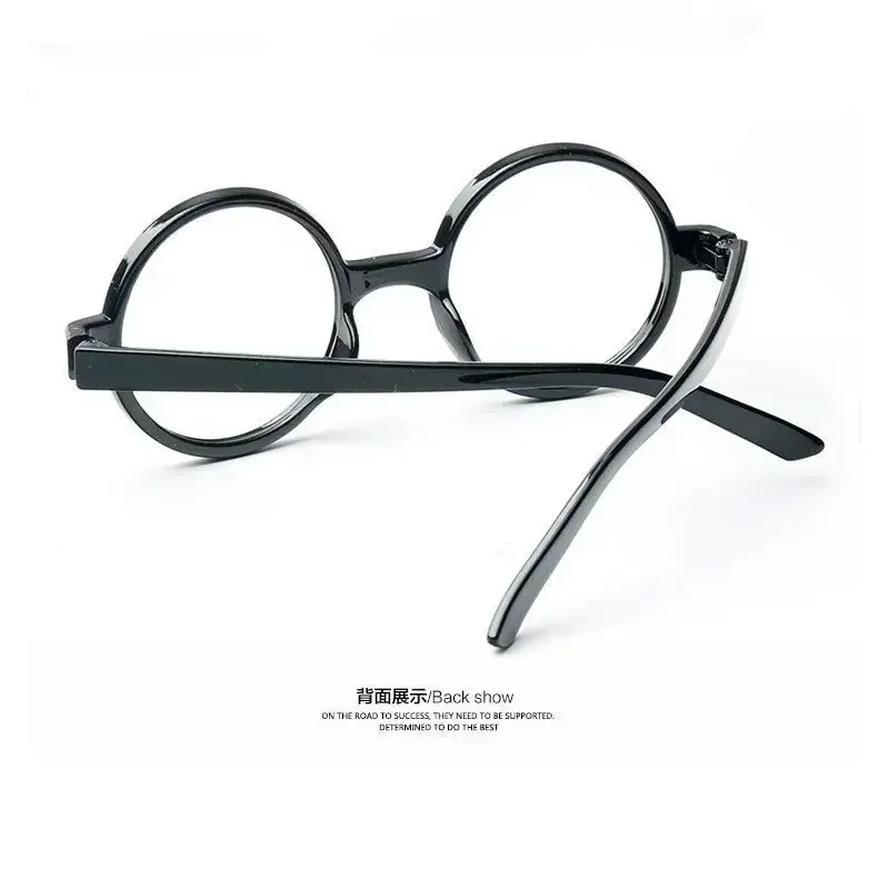 Harry Potter Glasses Cosplay Accessories Cosplay Frame Round Metal Flat Retro Art Glasses Adult Boy Clothing Props Gifts