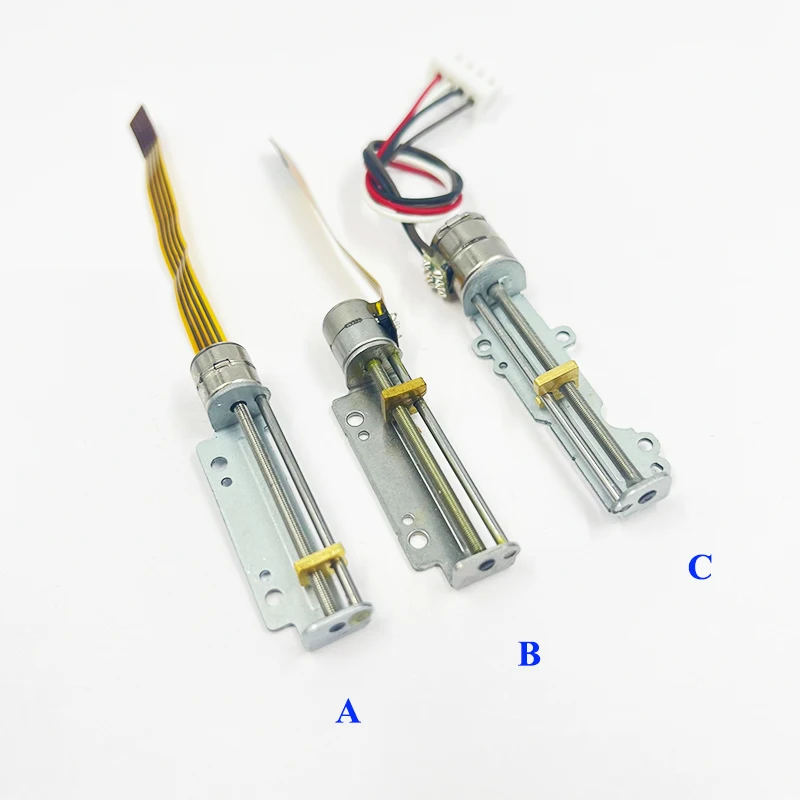 1PC DC 5V 2-phase 4-wire Stepper Motor 29mm/ 30mm/ 34mm Stroke Linear Actuator Linear Screw Slider Nut Forward&Backward Motion