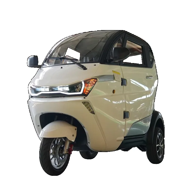 【HOT】New Design Trend Three-Wheeled Enclosed Electric Tricycle Passengers with EEC