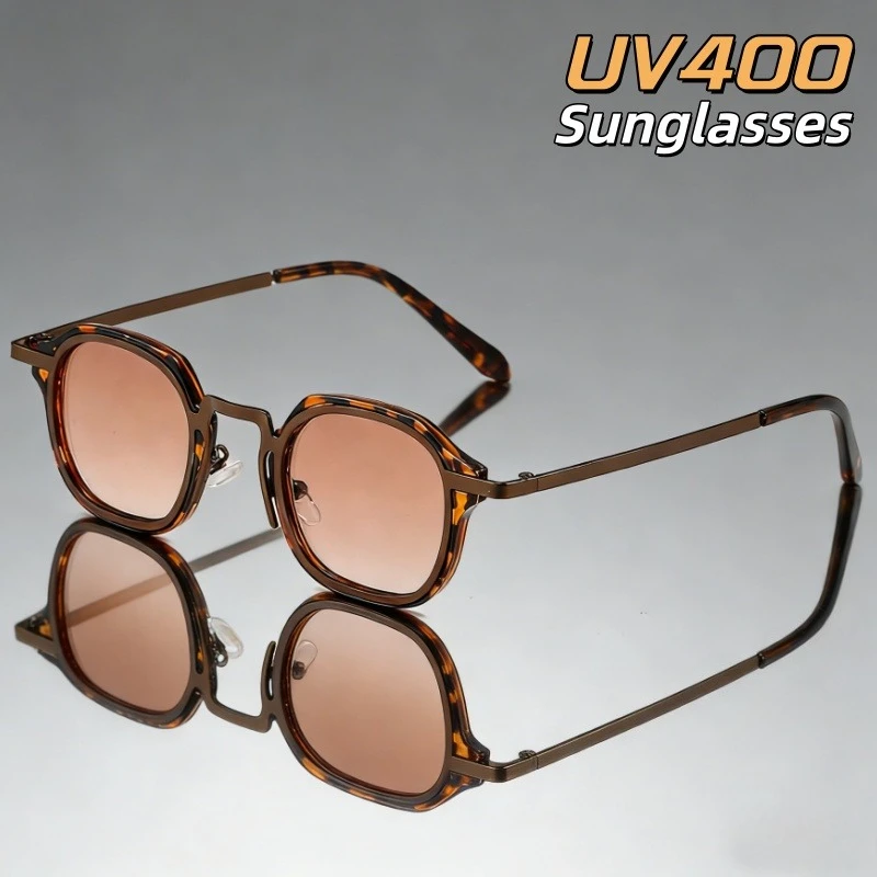 

Men's Retro Small-frame Sunglasses Trendy Driving Outdoor UV Protection Glasses Women Street Photography Walk The Show