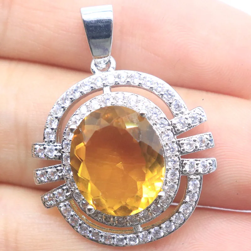 

Buy 4 Get 1 Free 32x24mm Big Gemstone Pink Kunzite Golden Citrine Blue Aquamarine CZ Silver Pendant Wholesale Drop Shipping