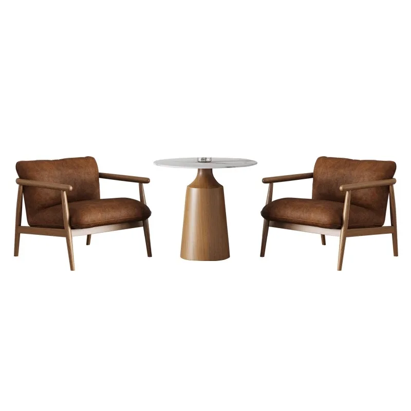 &For French retro single sofa chair hotel lobby leisure table and chair combination business reception negotiation single chai