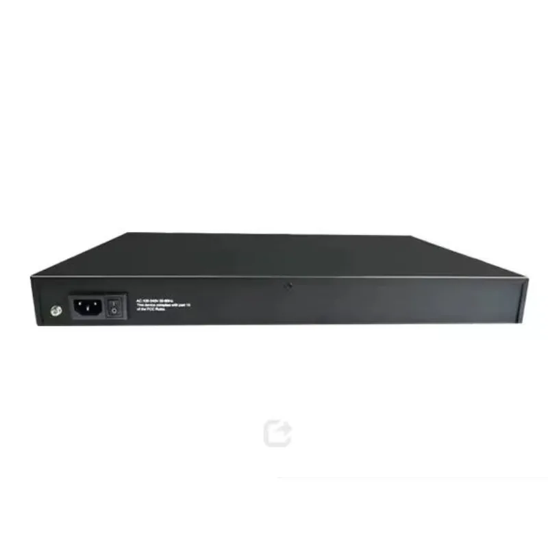 48V Full Gigabit Network Ethernet 24-Port Managed PoE Switch with 2 Uplink Optical Fiber SFP Ports SNMP QoS for IP Camera