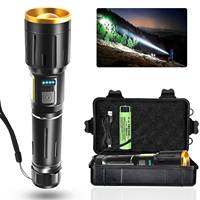 990,000 Lumen Bright Flashlight with 5 Lighting Modes, Fast-Charging Led Flash Light for Homes, Night Working, Cycling, Hiking