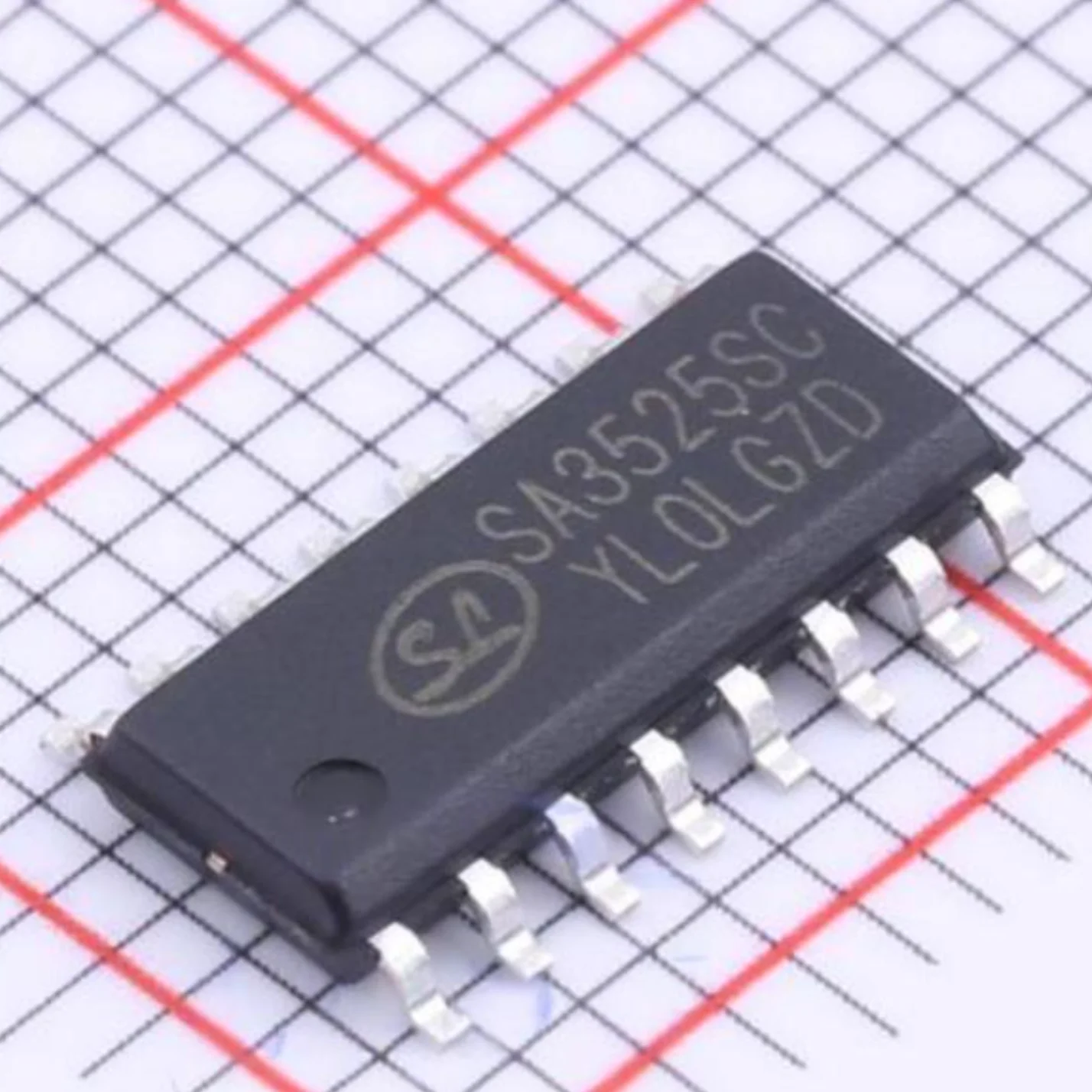 10PCS SA3525SCTR Marking SA3525SC SOIC-16 SOP16 SO-16 8~35V 100Hz~400kHz 400mA 0.4A NEW Original Genuine PWM Controller SA3525SC