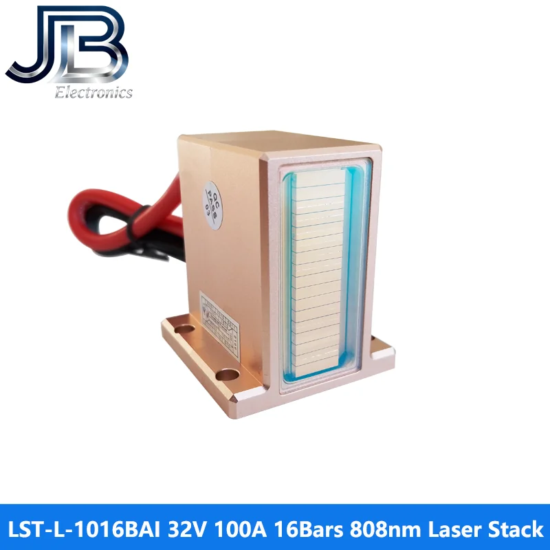 

LST-L-1016BAI 16Bars 1600W 32V 100A 808nm Laser Stack For Hair Removal