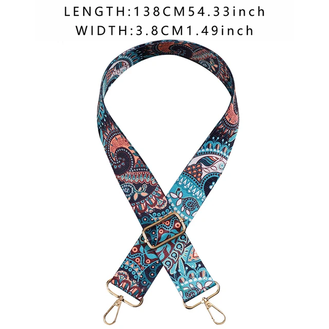 Fashionable And Versatile Shoulder Strap Print Adjustable Multifunctional Bag Strap Replaceable Luggage Accessories – view 6