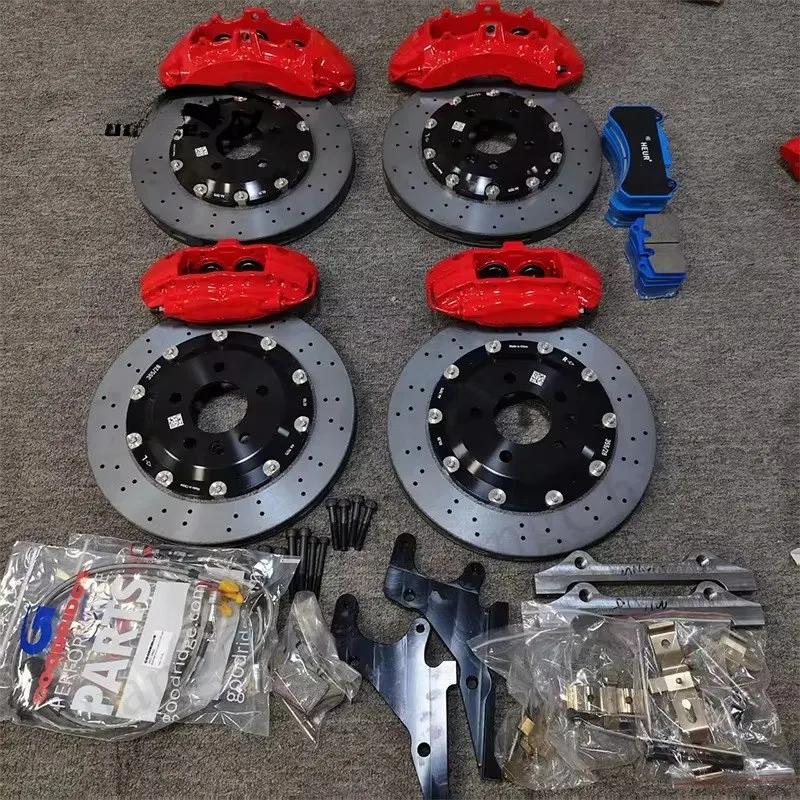 Performance 6 Series Front Racing Brake Caliper Big Car Brake Kit 4 Pot for 350Z 370Z Q50 Q70 Q60 FX35 A4 V6 Rear F40