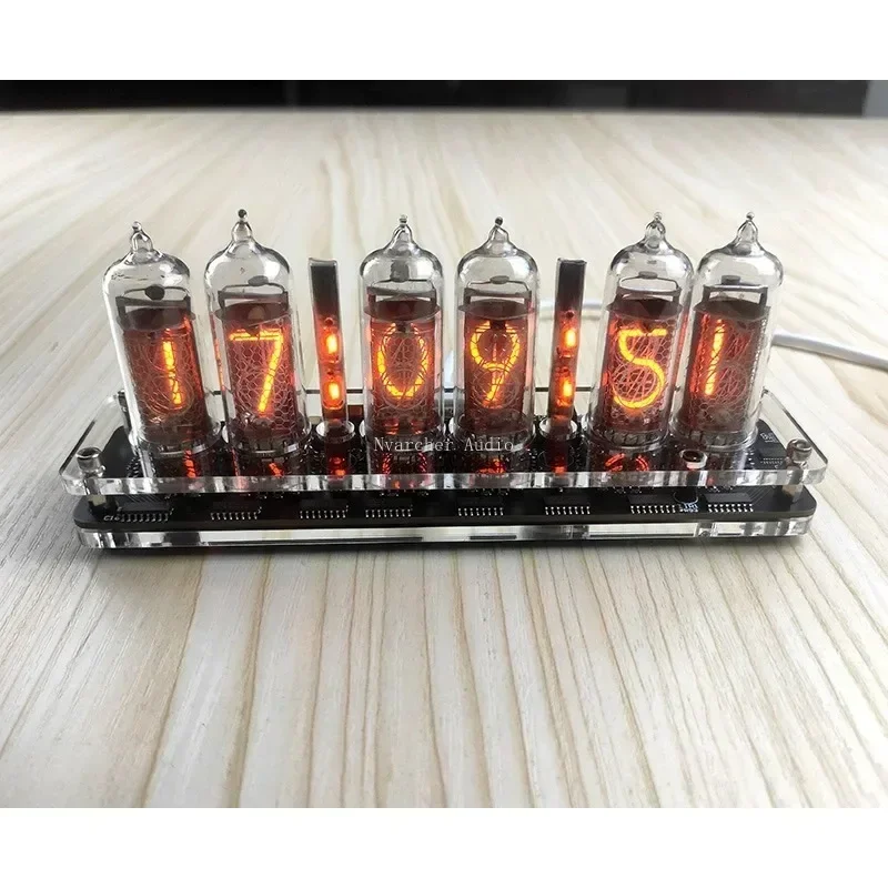 Nvarcher  6-bit IN-14 glow tube clock IN14  Excluding lamp tubes