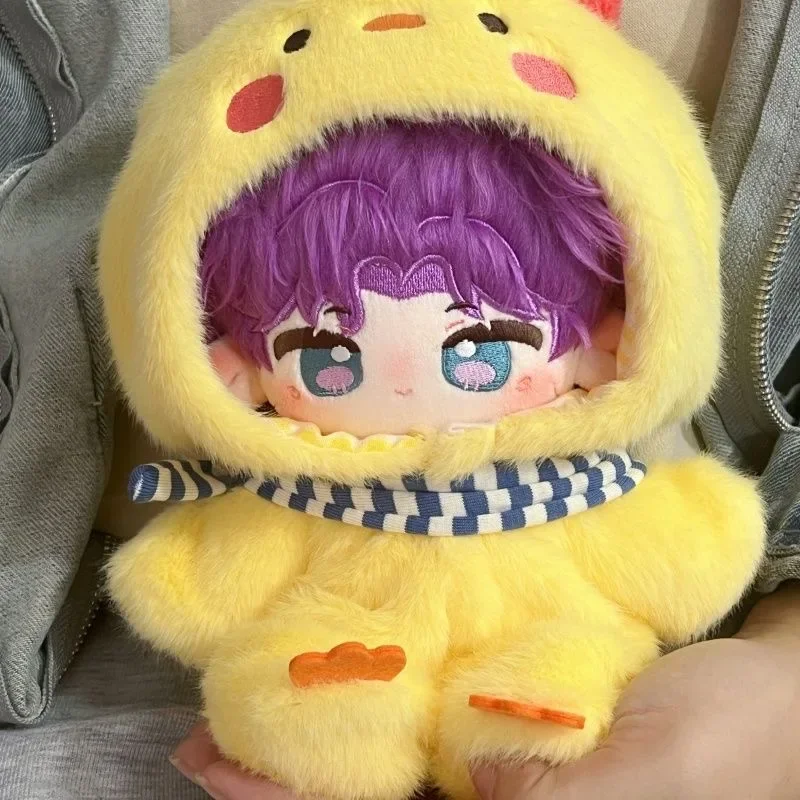 Gevulde 20 CM Anime Game Rafayel Xavier Liefde en Deepspace Sylus Crow Zayne Pluche Kleding Hoed Overall Capuchon Kleding 20 CM