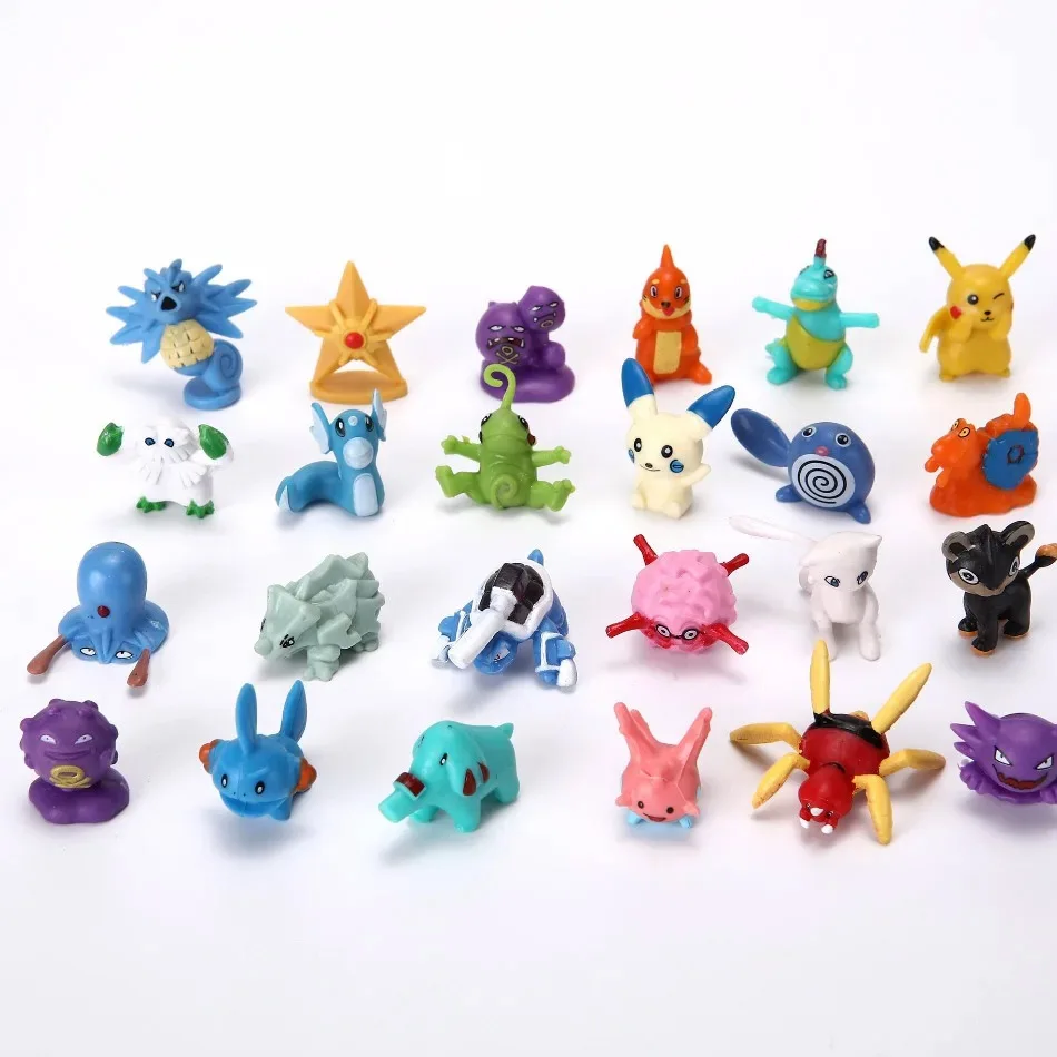 [Bestseller-Modell] 24-144 Stück Po-kemon Mini-Figuren Spielzeug 3-6cm Mini-Figurinen Modelle Desktop-Ornamente Trendige Anime-Kindergeschenke – Detail 7