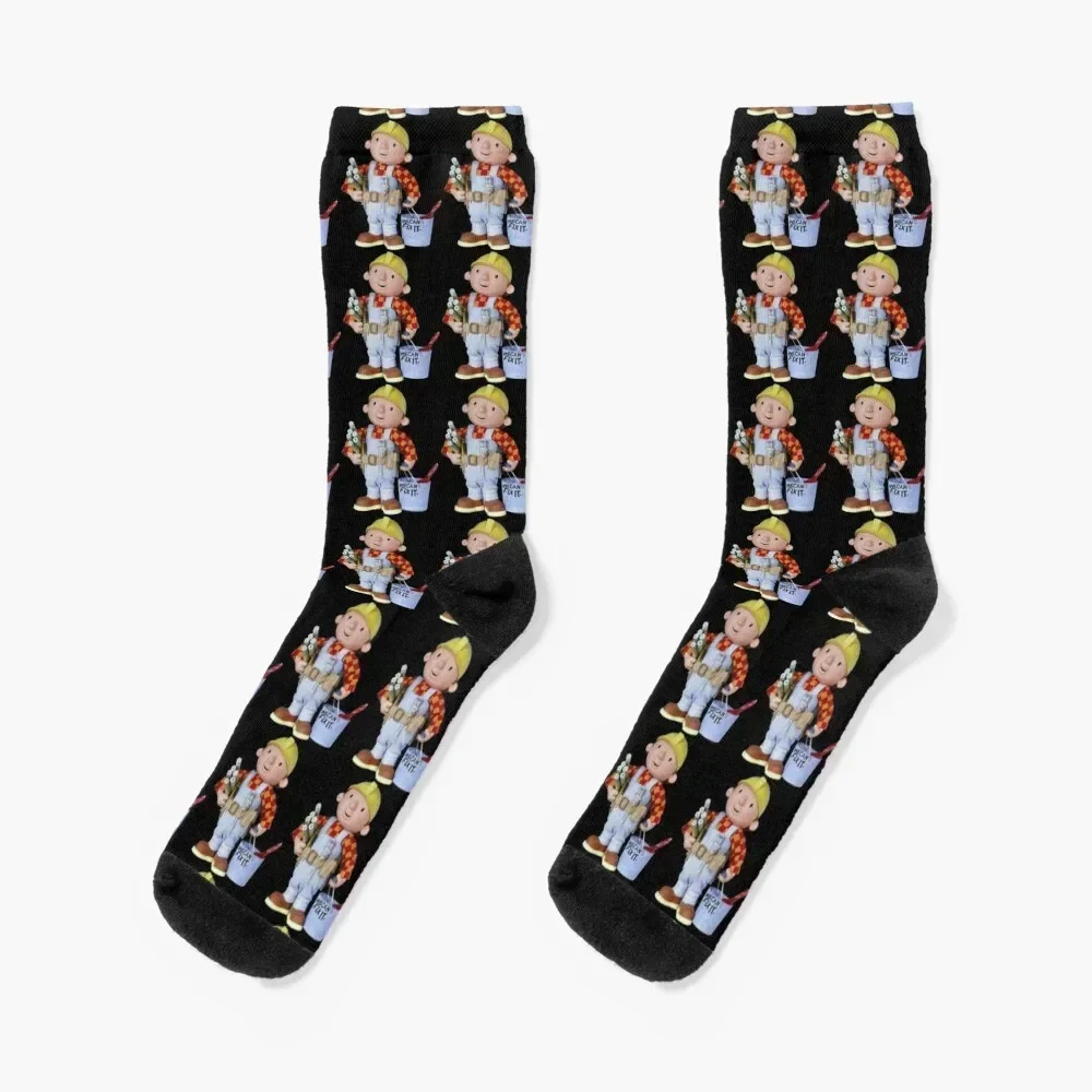 Bob the builder Socks Antiskid soccer man christmas stocking Socks Ladies Men's