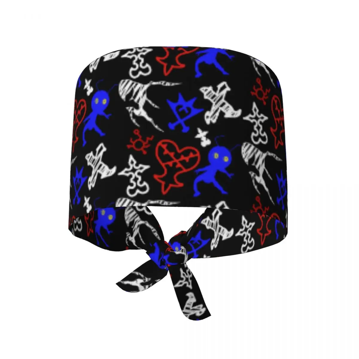 

Custom Anime Game Kingdom Hearts Medical Staff Scrubs Hat Unisex For Chef Hat Scrub Caps