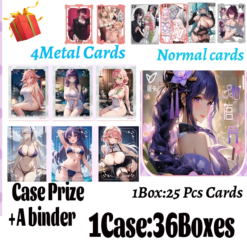 Wholesale 2025 Latest Heart Language Fantasy World Goddess Card Board Waifu Booster Box Doujin Toys Artboard Gift