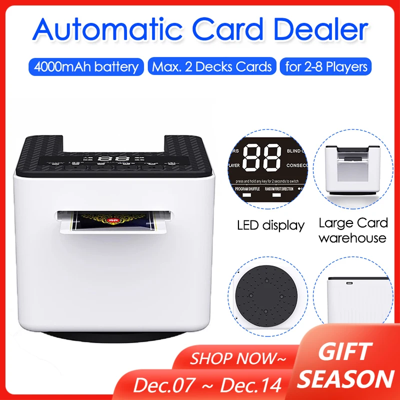 360°-rotating-automatic-card-dealer-playing-cards-dispenser-smart-electric-poker-dealing-tool-4000mah-rechargeable-for-party