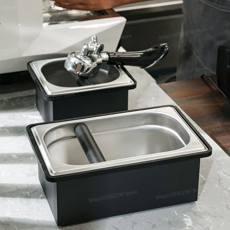 For Large-capacity Coffee Powder Residue Bucket Coffee Milk Tea Shop Smashing Slag Box Professional Supporting Equipment