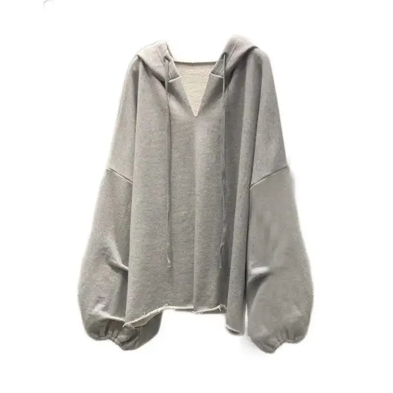 Oversized Hoodies For Women Streetwear Black Y2k Tops 2025 Ropa Mujer Fashion Korean Sweatshirt Hooded Casual Harajuku Hoodie