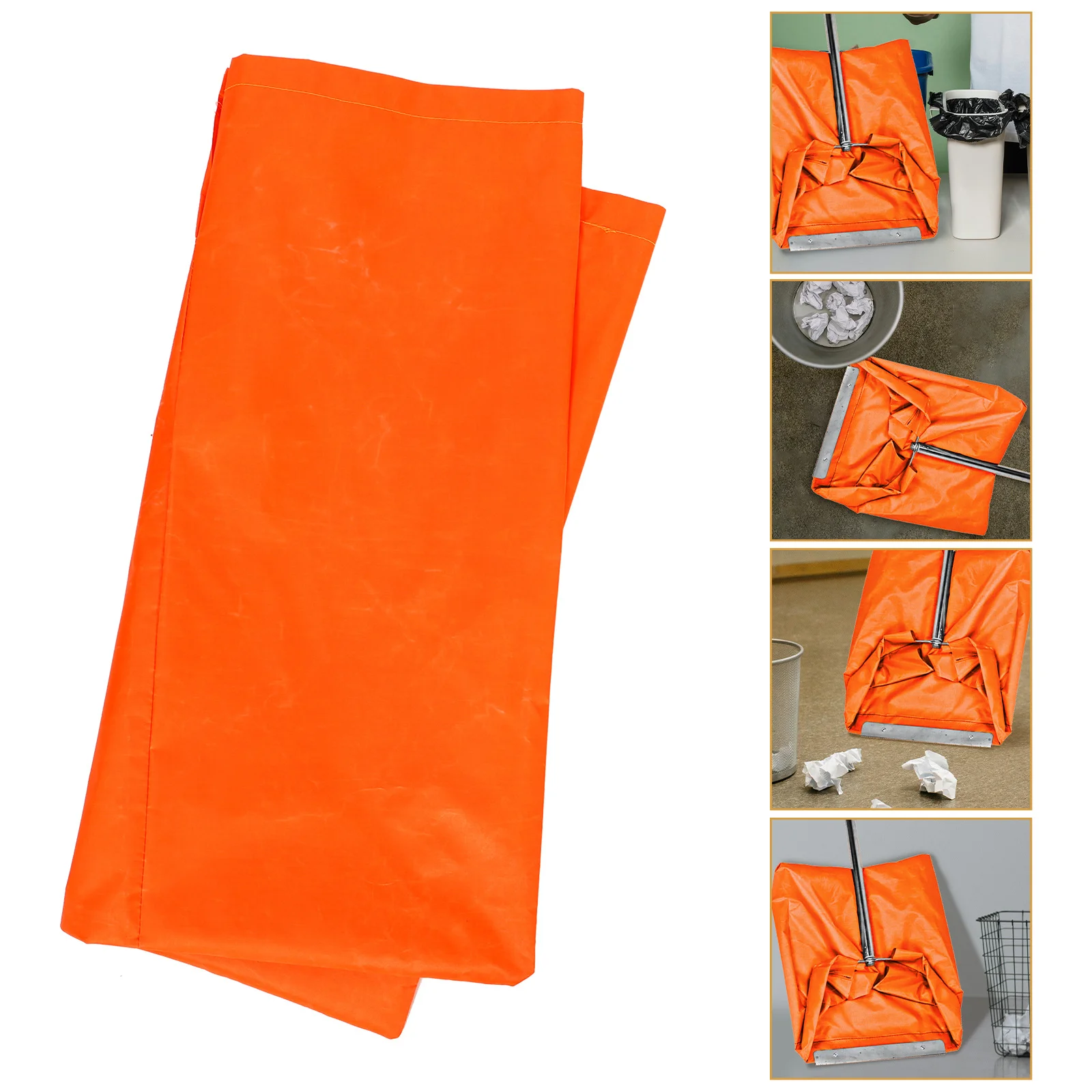 옥스포드 원단으로 만든 창의적인 긴 손잡이 쓰레받기 가방, 정원, 파티오, 쓰레기 청소용, 휴대용 쓰레받기 교체품