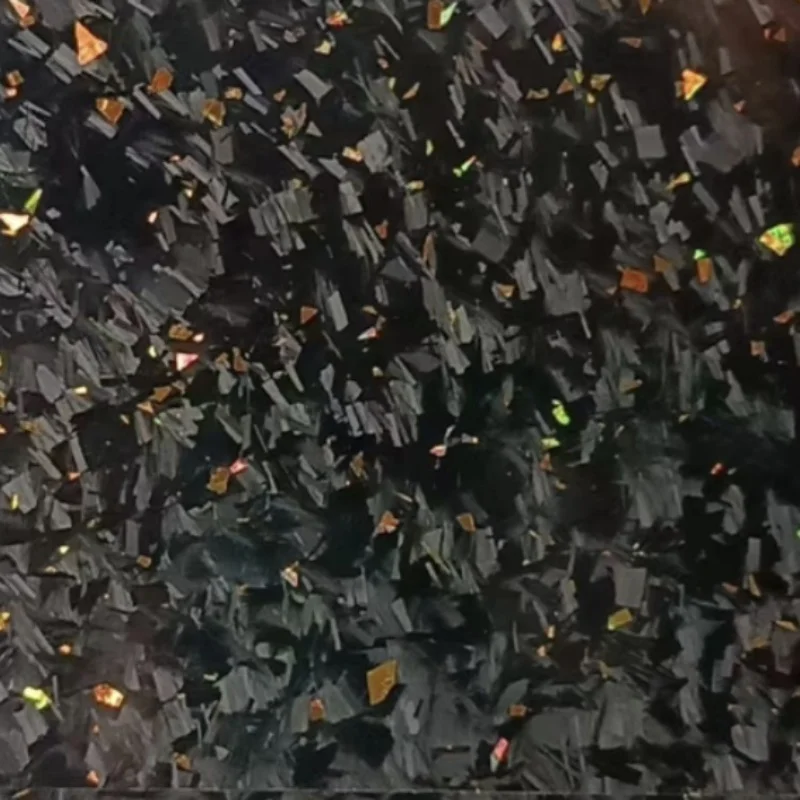 Forged Carbon Fiber CFK Carbon Fiber Sheet Marble Texture Surface Red Bule Yellow CNC Cutting Processing Custom Service