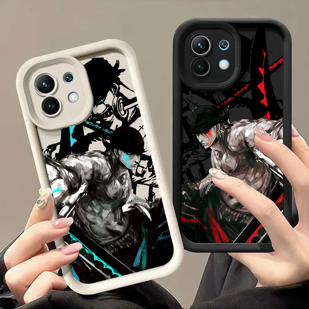

Anime Ones P-Piece Roronoa Zoro Case For Xiaomi 15T 14T 13T Pro 15Ultra 17Pro Max Poco F7 X7 X6 F5 M6 M7 Pro 5G Soft Phone Cover