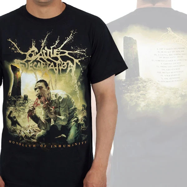 Cattle Decapitation Inspect Sign Casual T-Shirt Luxusmarke für Männer und Frauen Top 2026 – Detail 2